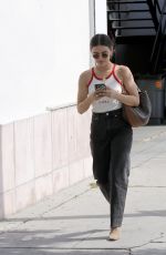LUCY HALE Out and About in Los Angeles 04/25/2023