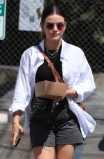 LUCY HALE Out for Breakfast in Los Angeles 04/24/2023