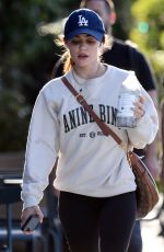 LUCY HALE Out on a Lunch Date at Sugar Fish Sushi in Los Angeles 04/05/2023