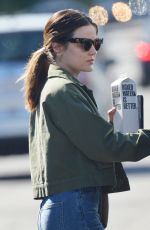 LUCY HALE Out Picking up Some Boxed Water in Studio 04/06/2023
