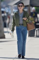 LUCY HALE Out Picking up Some Boxed Water in Studio 04/06/2023