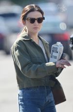 LUCY HALE Out Picking up Some Boxed Water in Studio 04/06/2023