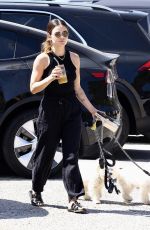 LUCY HALE Out with Her Dogs at a Park in Los Angeles 04/23/2023