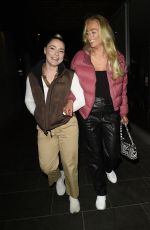 LUCY SPRAGGAN and GEORGINA GORDON Night Out at Sakku Samba in Manchester 04/21/2023