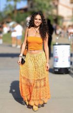 MADISON PETTIS Arrives at Celsius Coachella Party in Indio 04/14/2023