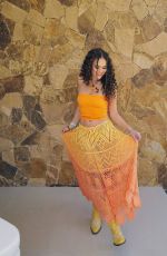MADISON PETTIS at a Photoshoot at Coachella 04/14/2023