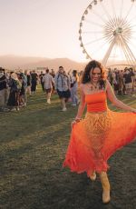 MADISON PETTIS at a Photoshoot at Coachella 04/14/2023