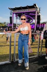 MAEVE REILLY at Revolve Festival in Indio 04/15/2023