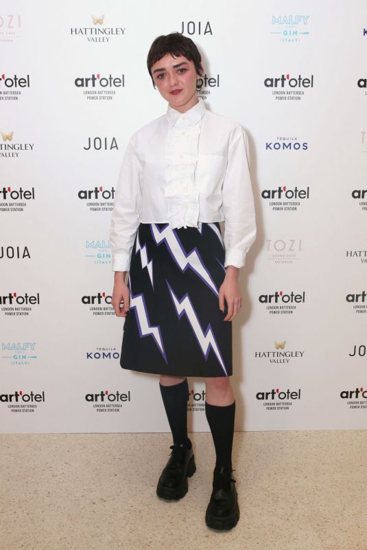 MAISIE WILLIAMS at Art’otel London Battersea Power Station Launch in London 04/26/2023