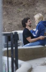MALIN AKERMAN and Jack Donnelly at a Park in Los Angeles 04/24/2023