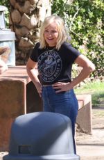 MALIN AKERMAN Enjoying a Family Fun Day at a Park in Los Feliz 04/22/2023