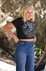 MALIN AKERMAN Enjoying a Family Fun Day at a Park in Los Feliz 04/22/2023