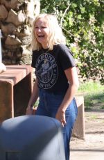 MALIN AKERMAN Enjoying a Family Fun Day at a Park in Los Feliz 04/22/2023