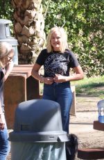 MALIN AKERMAN Enjoying a Family Fun Day at a Park in Los Feliz 04/22/2023