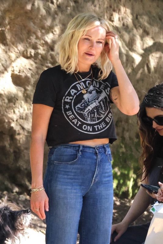 MALIN AKERMAN Enjoying a Family Fun Day at a Park in Los Feliz 04/22/2023