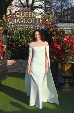 MECIA SIMSON at Fan Screening and Garden Party for Queen Charlotte a Bridgerton Story at Odeon Leicester Square 04/21/2023