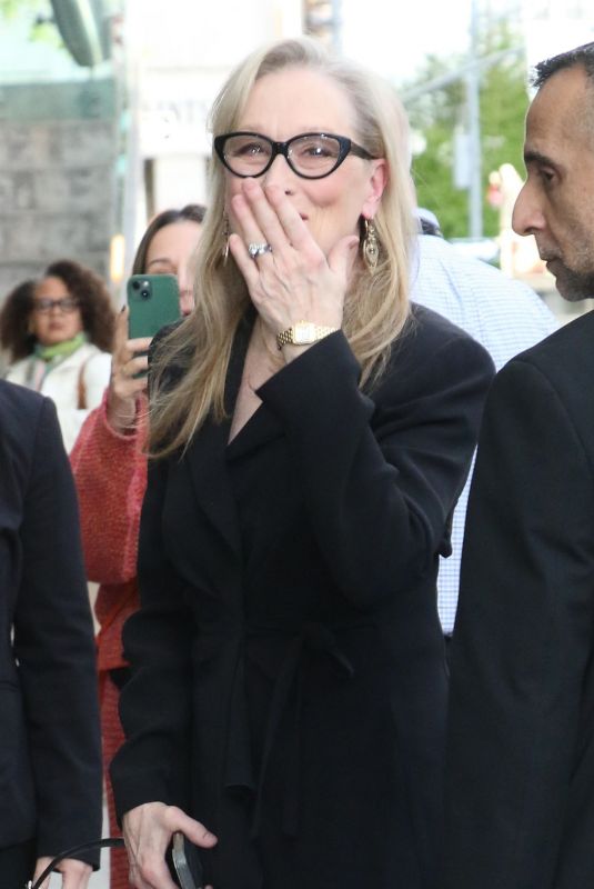 MERYL STREEP Arrives at 48th Chaplin Awards in New York 04/24/2023