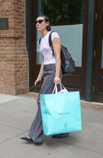 MIA MORETTI Leaves Greenwich Hotel in New York 04/27/2023