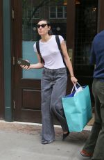 MIA MORETTI Leaves Greenwich Hotel in New York 04/27/2023