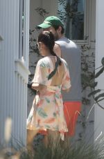 MILA KUNIS and Ashton Kutcher Goes to Friends House in Los Angeles 04/23/2023