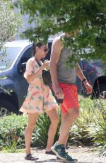 MILA KUNIS and Ashton Kutcher Goes to Friends House in Los Angeles 04/23/2023