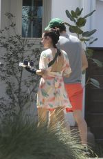 MILA KUNIS and Ashton Kutcher Goes to Friends House in Los Angeles 04/23/2023