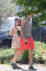 MILA KUNIS and Ashton Kutcher Goes to Friends House in Los Angeles 04/23/2023