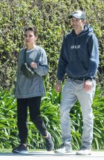 MILA KUNIS and Ashton Kutcher Out Around Bel Air 04/06/2023