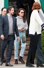 MILA KUNIS Leaves San Vicente Bungalows in West Hollywood 04/13/2023