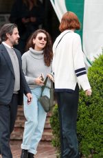 MILA KUNIS Leaves San Vicente Bungalows in West Hollywood 04/13/2023