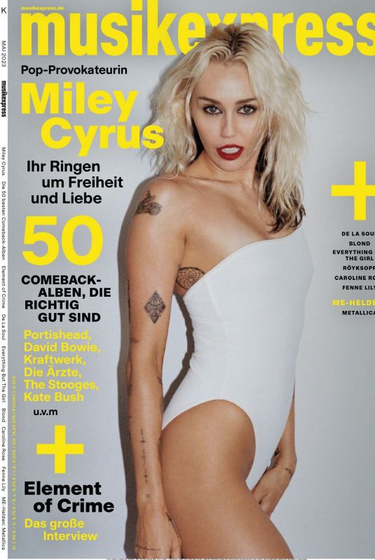 MILEY CYRUS in Musikexpress agazine, May 2023