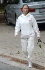 MINKA KELLY Out on a Dog Walk in Los Angeles 04/13/2023