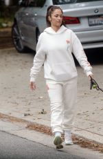 MINKA KELLY Out on a Dog Walk in Los Angeles 04/13/2023