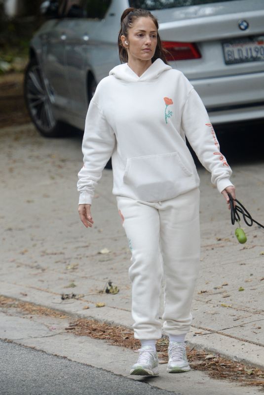 MINKA KELLY Out on a Dog Walk in Los Angeles 04/13/2023