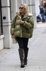 MOLLIE KING Leaves Radio One in London 04/01/2023