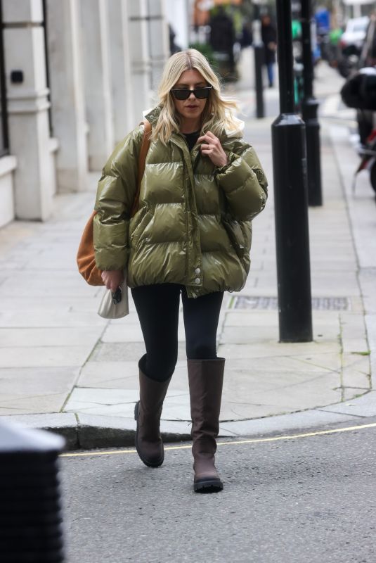 MOLLIE KING Leaves Radio One in London 04/01/2023