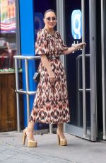 MYLEENE KLASS Arrives at Smooth Radio in London 04/09/2023