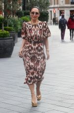 MYLEENE KLASS Arrives at Smooth Radio in London 04/09/2023