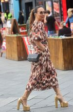 MYLEENE KLASS Arrives at Smooth Radio in London 04/09/2023