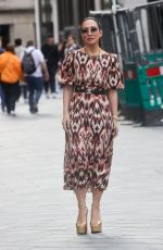 MYLEENE KLASS Arrives at Smooth Radio in London 04/09/2023