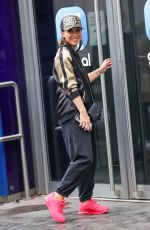 MYLEENE KLASS Arrives at Smooth Radio in London 04/28/2023