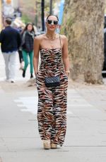 MYLEENE KLASS Leaves a Business Meeting in Hampstead 04/25/2023 