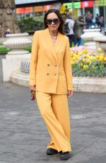 MYLEENE KLASS Out at Leicester Square in London 04/28/2023