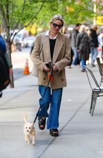 NAOMI WATTS Out with Her Dog in New York 04/26/2023