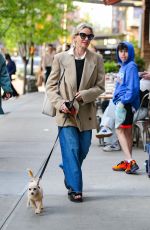 NAOMI WATTS Out with Her Dog in New York 04/26/2023
