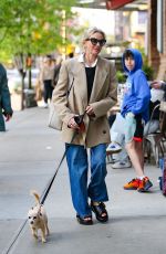 NAOMI WATTS Out with Her Dog in New York 04/26/2023