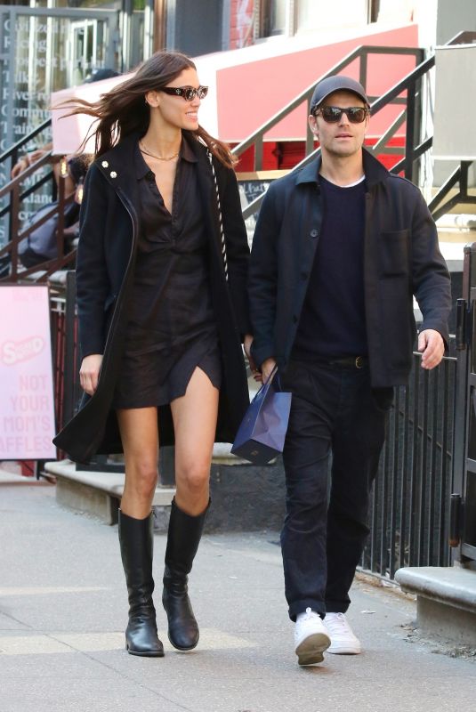 NATALIE KUCKENBURG and Paul Wesley Out in New York 04/20/2023