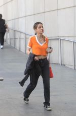 NATALIE MORALES Arrives at Kings Game at Crypto Arena in Los Angeles 04/21/2023