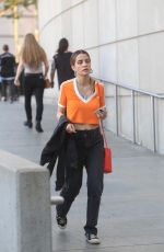 NATALIE MORALES Arrives at Kings Game at Crypto Arena in Los Angeles 04/21/2023
