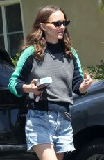 NATALIE PORTMAN in Daisy Dukes Out in Los Angeles 04/26/2023